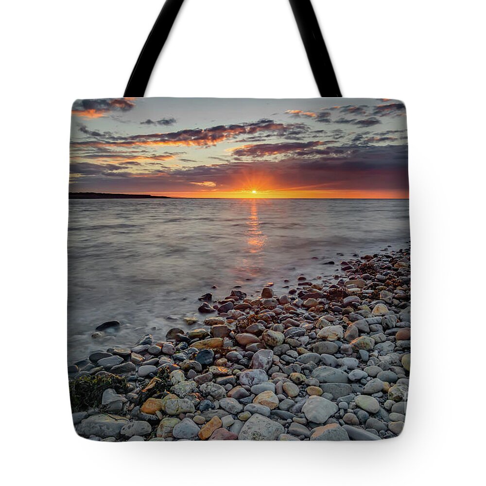 Sunset Tote Bag featuring the photograph Welsh Sunset #3 by Adrian Evans