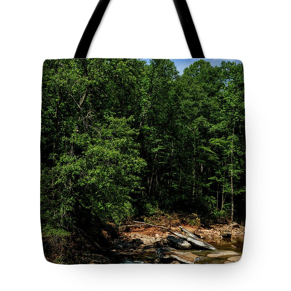 Williams River Tote Bag featuring the photograph Williams River after the Flood #3 by Thomas R Fletcher