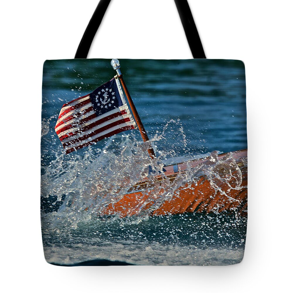Snow Tote Bag featuring the photograph Wood and Water #3 by Steven Lapkin
