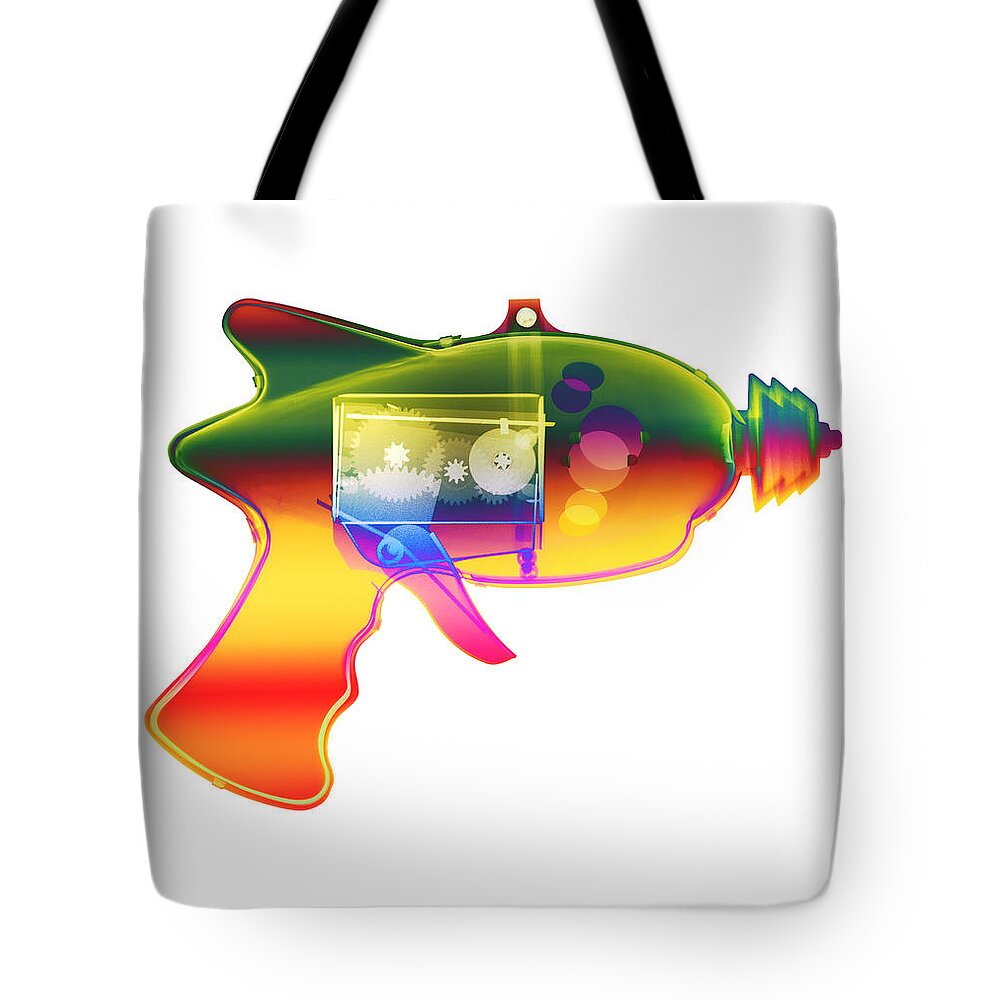 X-ray Art Tote Bag featuring the photograph X-ray Ray Gun #2 #3 by Roy Livingston