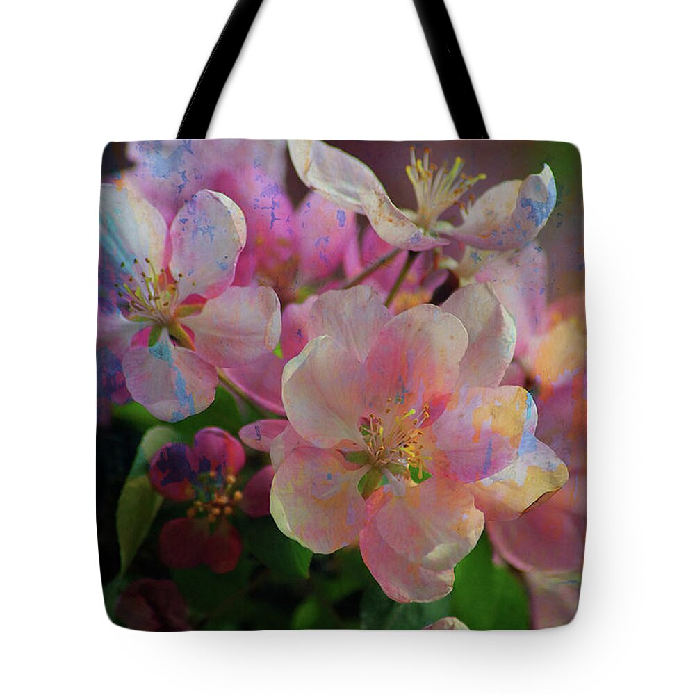 Texture Tote Bag featuring the photograph Texture Flowers #30 by Prince Andre Faubert