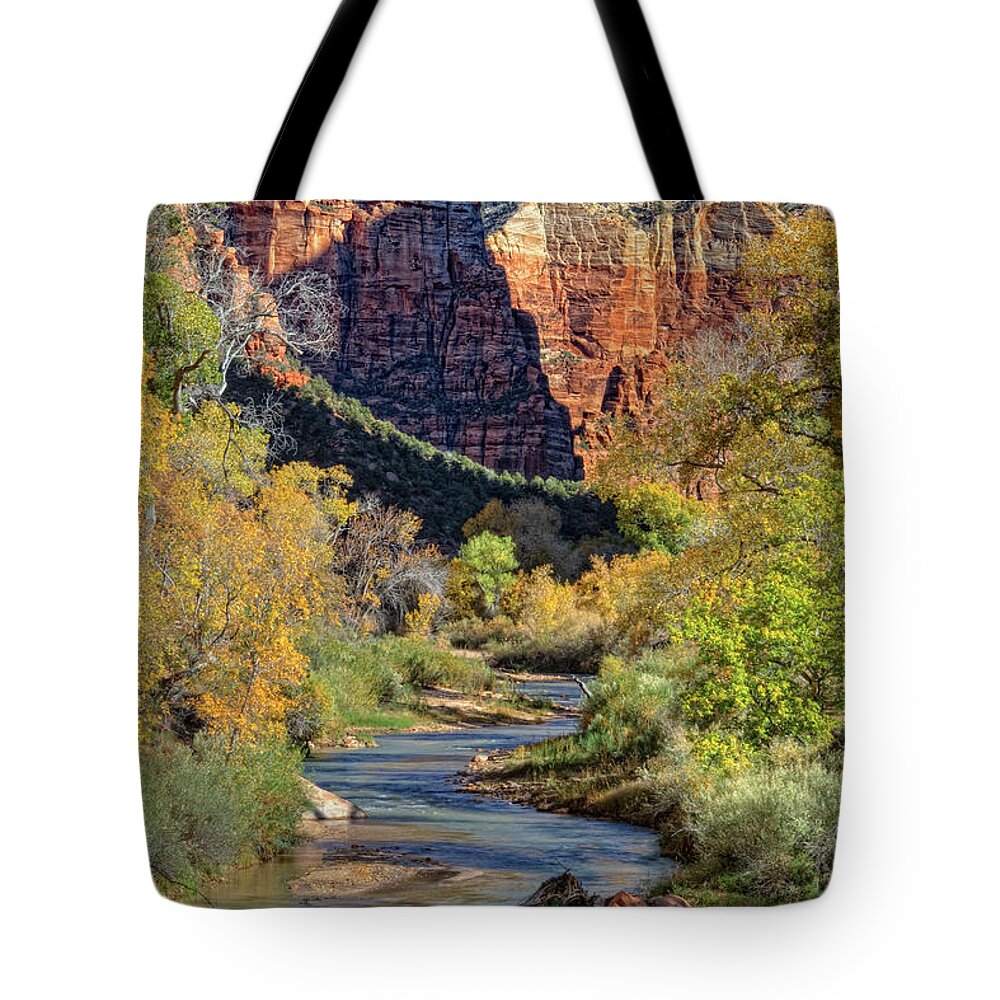 Zion National Park Tote Bag featuring the photograph Zion National Park Utah #30 by Douglas Pulsipher
