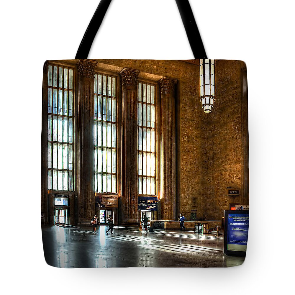 30th Tote Bag featuring the photograph 30th Street Station by Rick Mosher