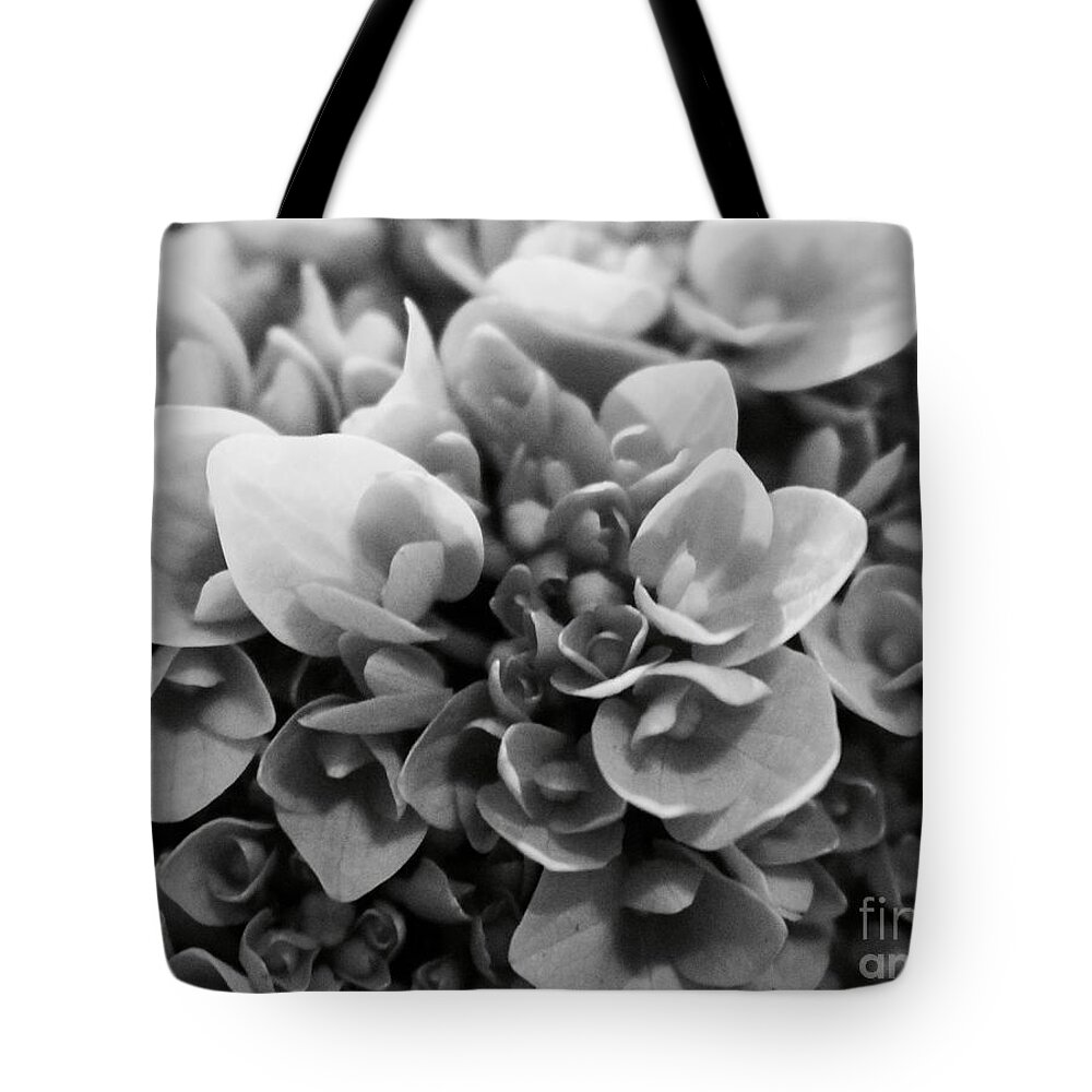 Black And White Flowers Tote Bag featuring the photograph Flowers by Deena Withycombe