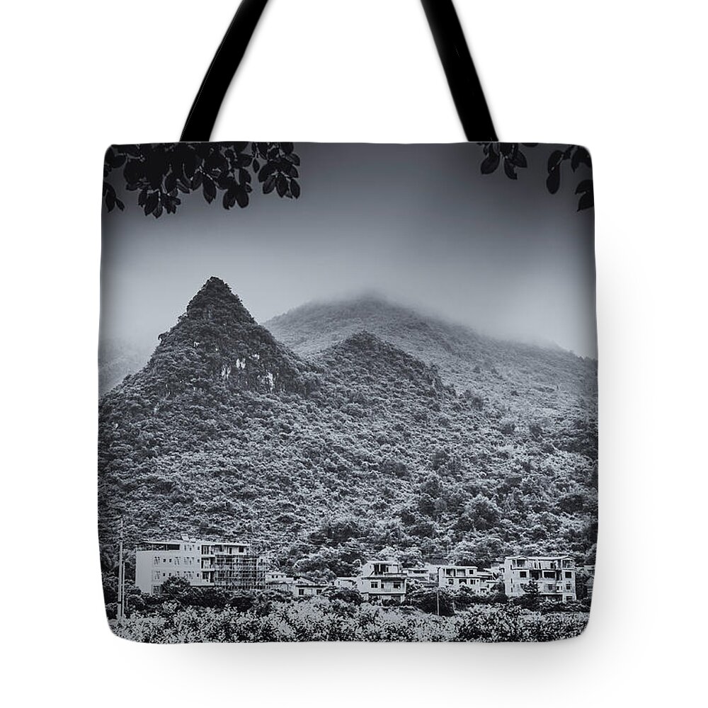 Landscape Tote Bag featuring the photograph Mountains scenery #34 by Carl Ning