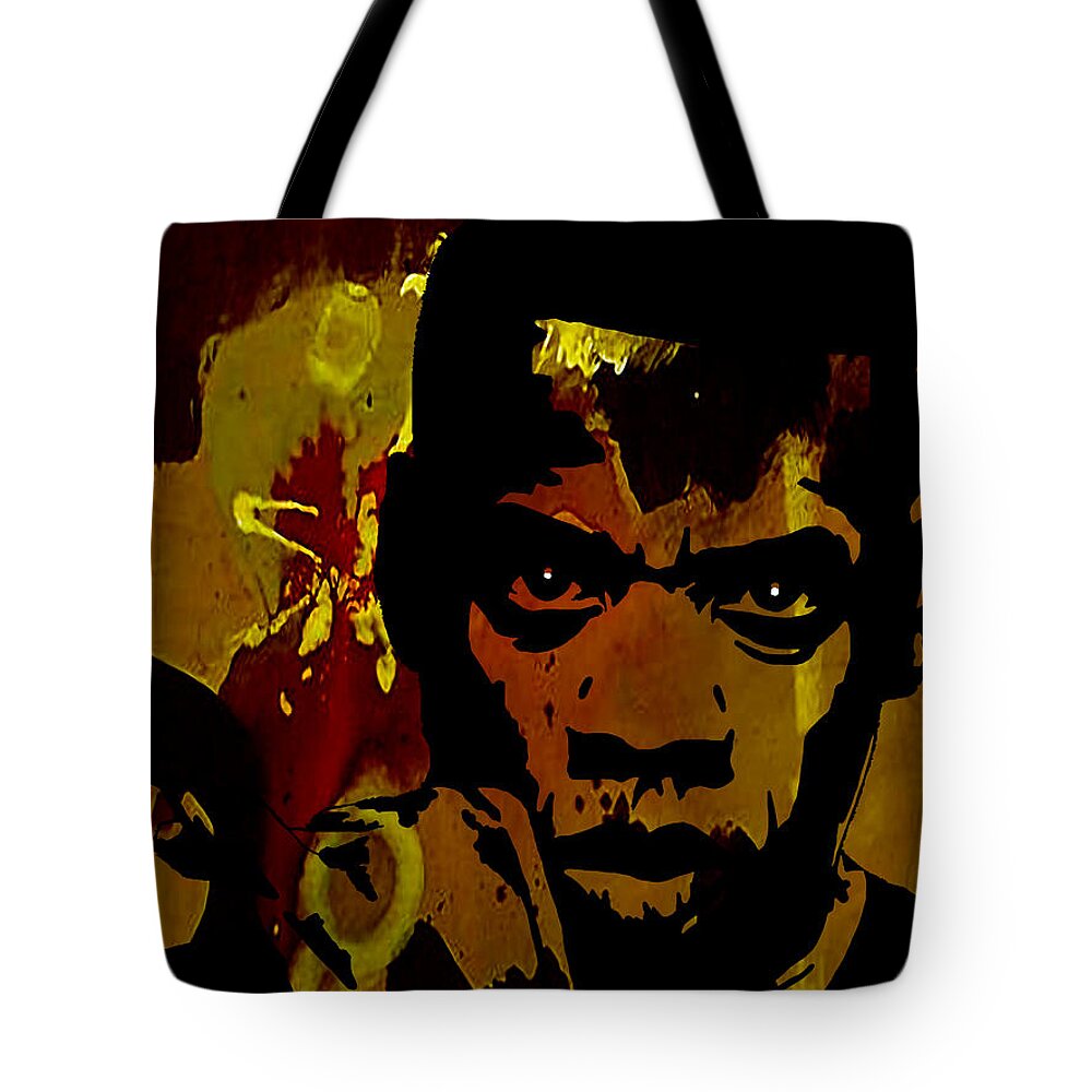 Jay Z Art Tote Bag featuring the mixed media Jay Z Collection #35 by Marvin Blaine
