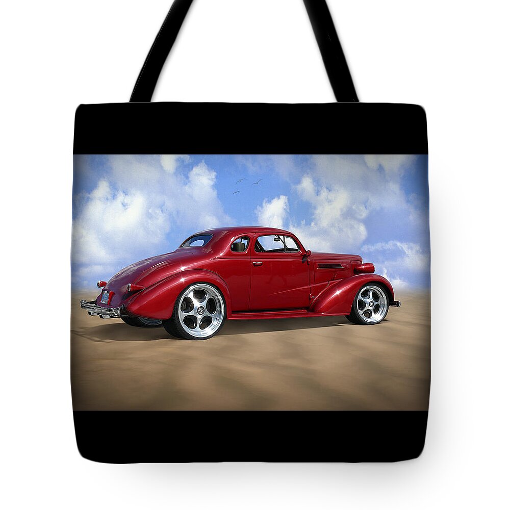 Transportation Tote Bag featuring the photograph 37 Chevy Coupe by Mike McGlothlen