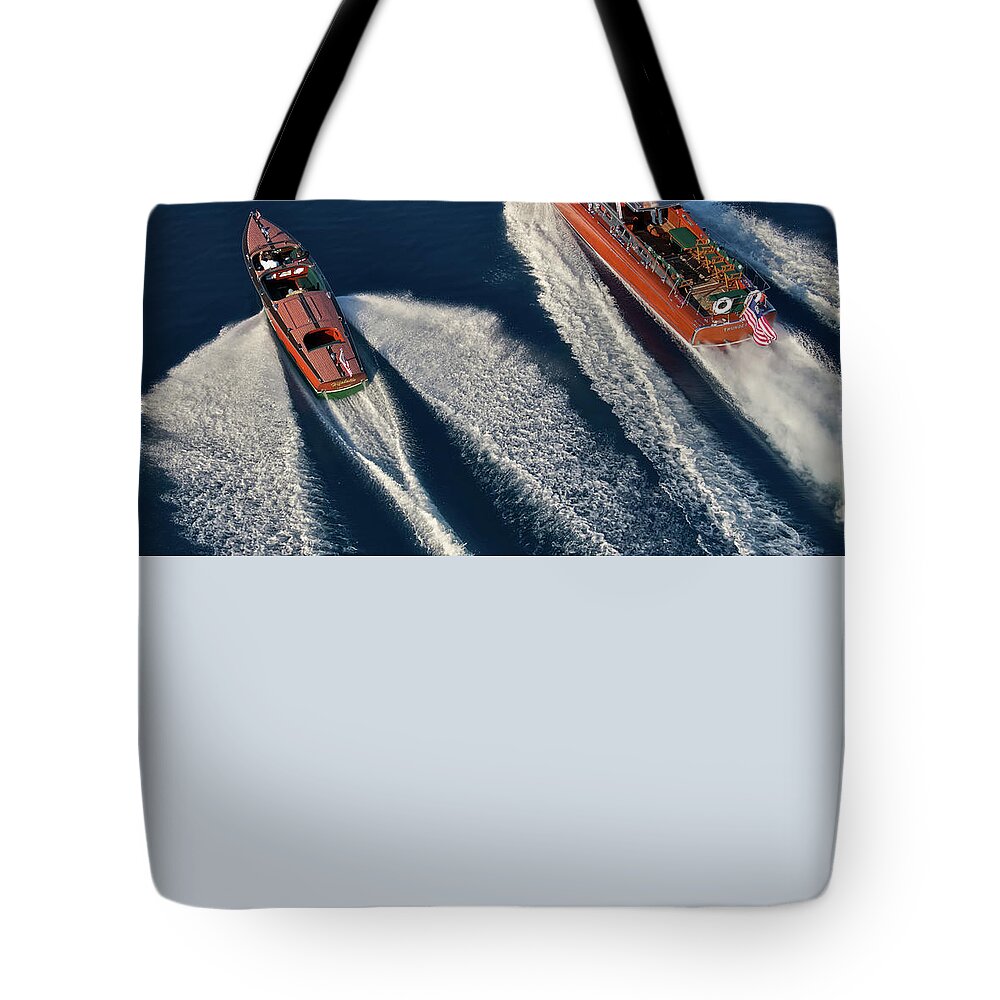 Thunderbird Tote Bag featuring the photograph Thunderbird Aerial #37 by Steven Lapkin