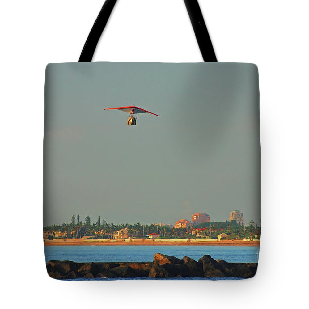 Flying Boat Tote Bag featuring the photograph 38- Escape From Palm Beach by Joseph Keane