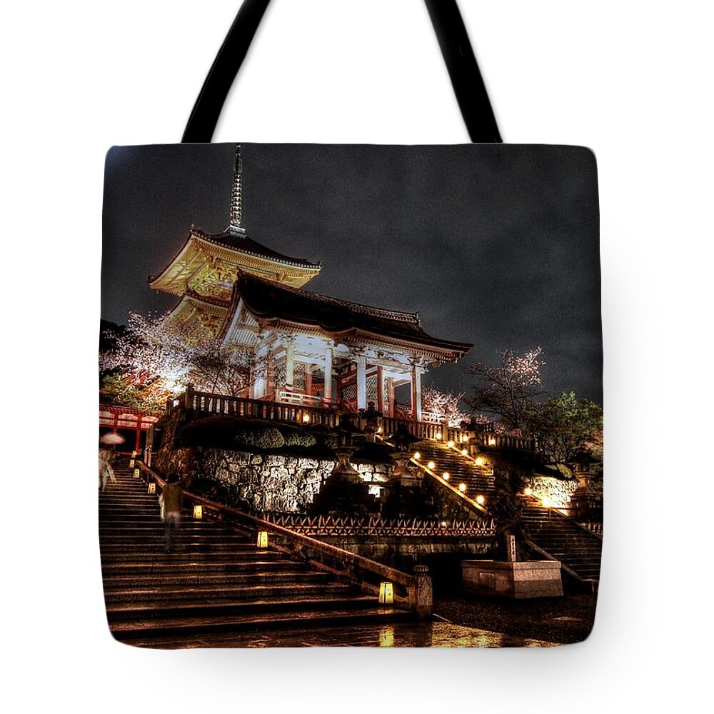 Kyoto Japan Tote Bag featuring the photograph Kyoto Japan by Paul James Bannerman