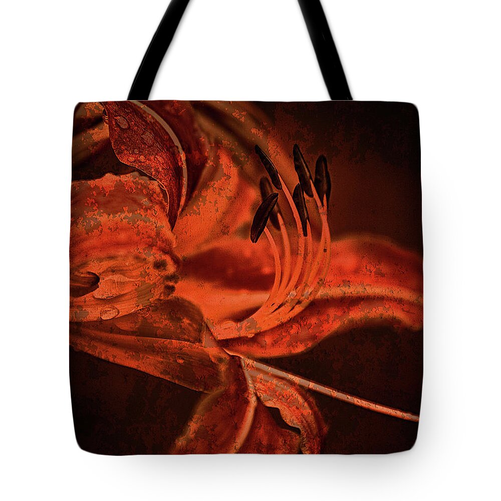 Texture Tote Bag featuring the photograph Texture Flowers #38 by Prince Andre Faubert