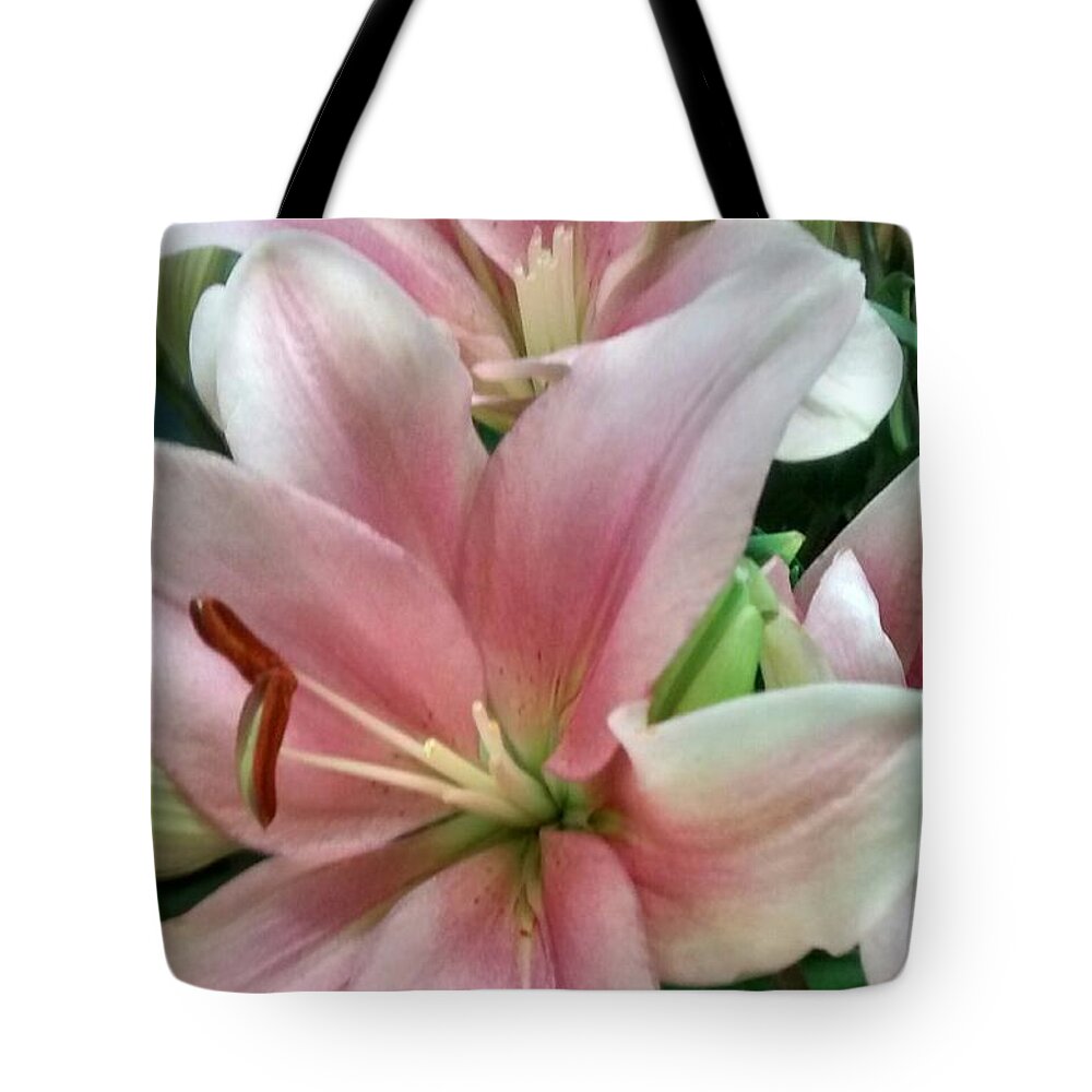 Pink Tote Bag featuring the photograph Flower Collection #4 by Sylvester Wofford