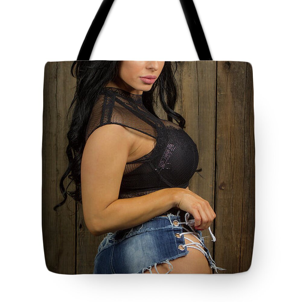  Valentines Tote Bag featuring the photograph Glamour by La Bella Vita Boudoir