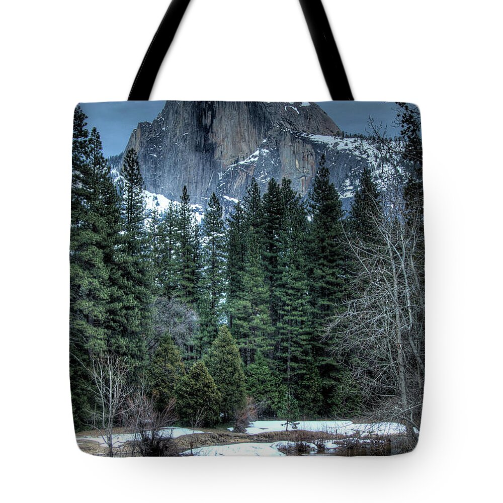 Half Dome Tote Bag featuring the photograph Half Dome by Marc Bittan