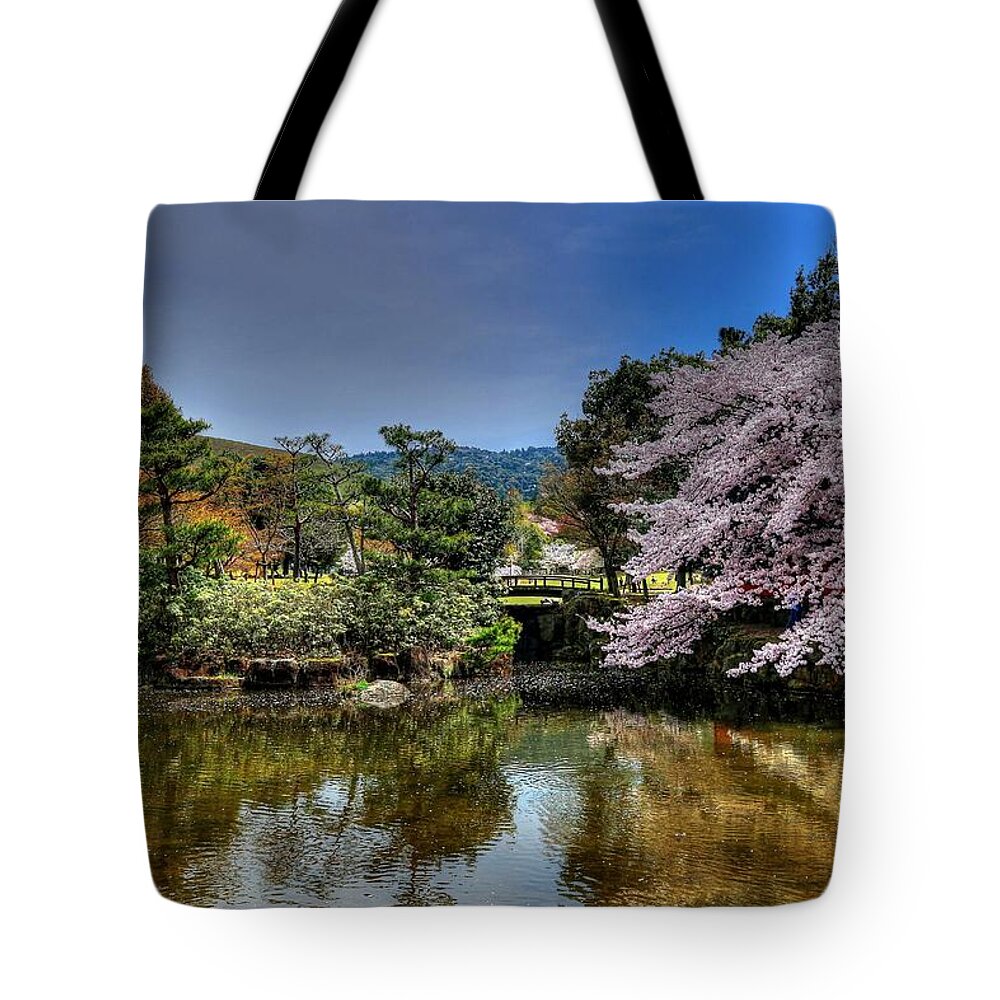 Nara Japan Tote Bag featuring the photograph Nara Japan #4 by Paul James Bannerman