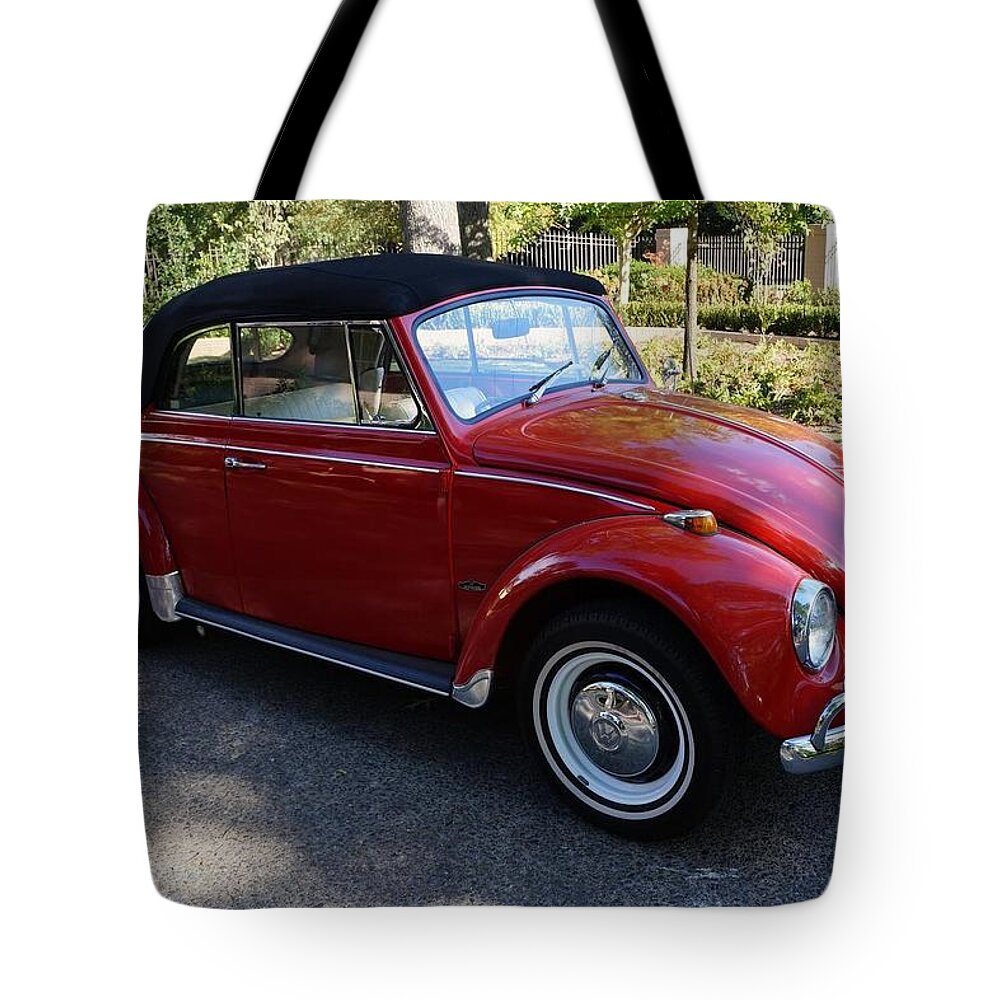 Volkswagen Beetle Tote Bag featuring the photograph Volkswagen Beetle #4 by Mariel Mcmeeking