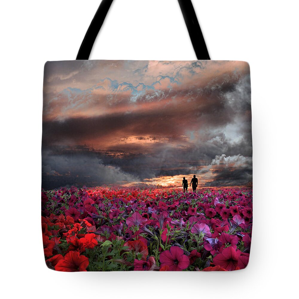 Flowers Tote Bag featuring the photograph 4087 by Peter Holme III