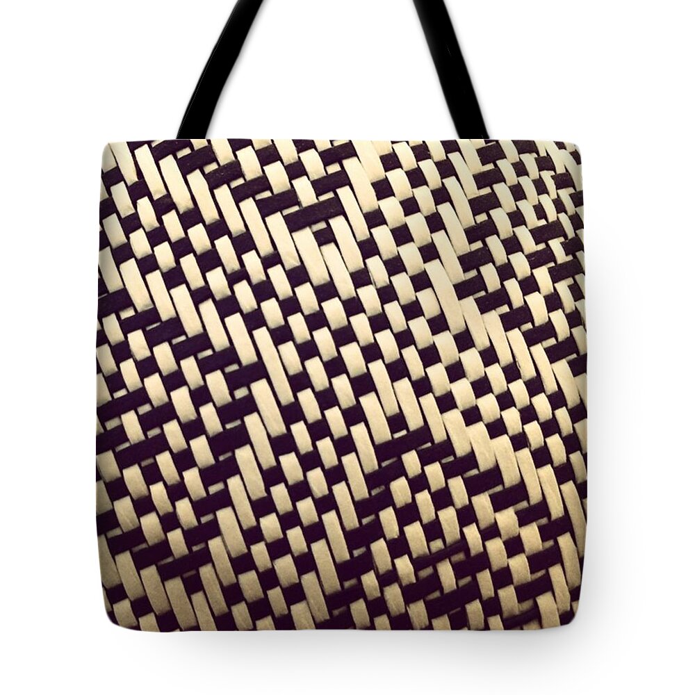 Straw Tote Bag featuring the photograph Weave basket by C Oeur