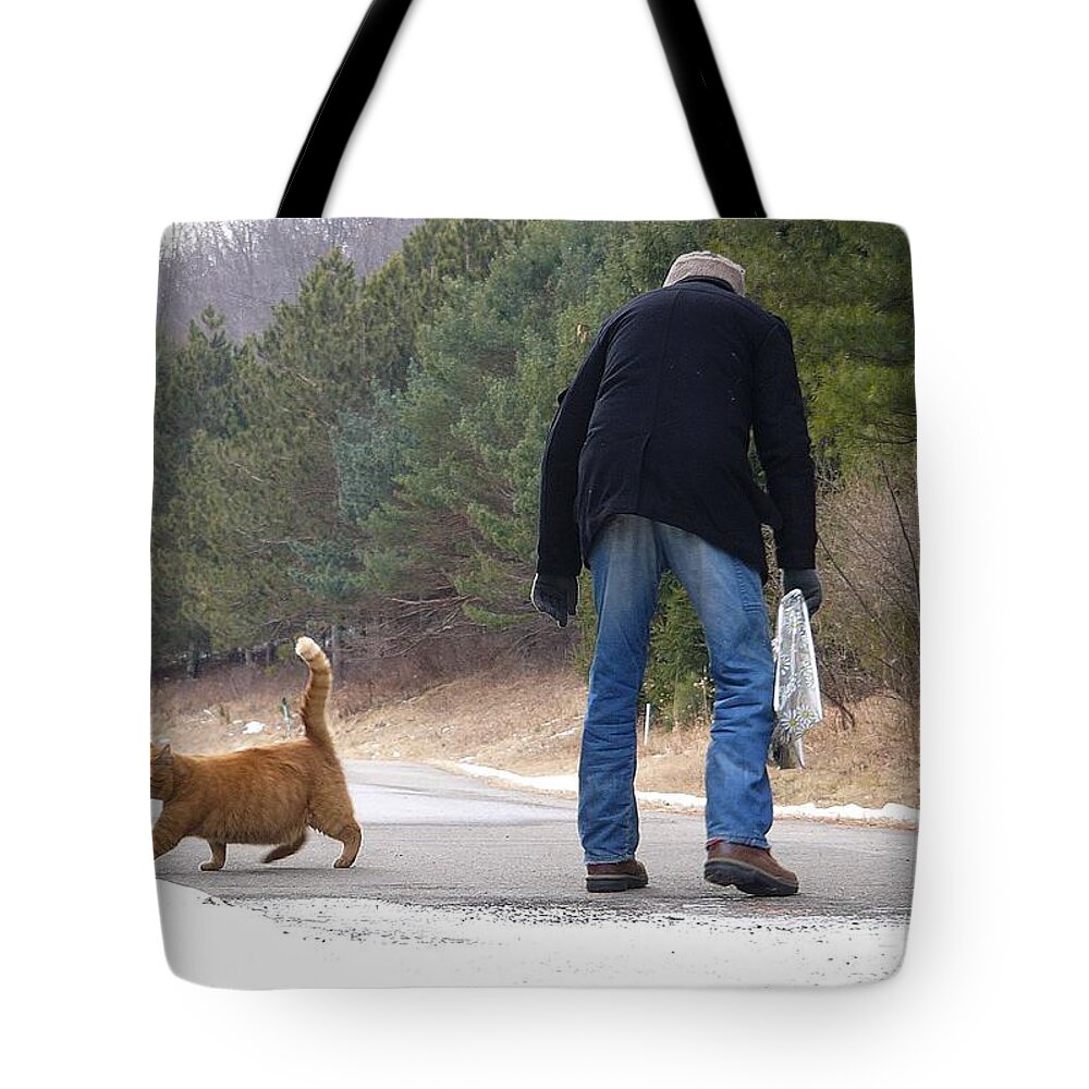 Cat Tote Bag featuring the photograph Cat #43 by Jackie Russo