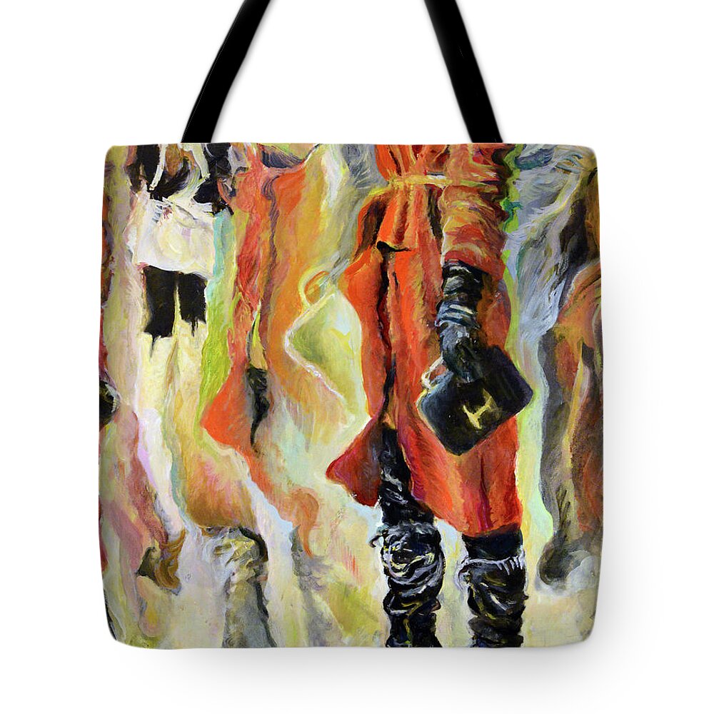 Photo-reproduction Tote Bag featuring the painting 436-31 by Jean-Marc Robert