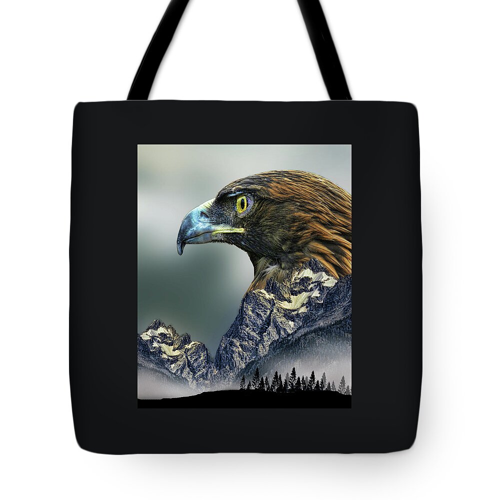 Totem Tote Bag featuring the photograph 4397 by Peter Holme III
