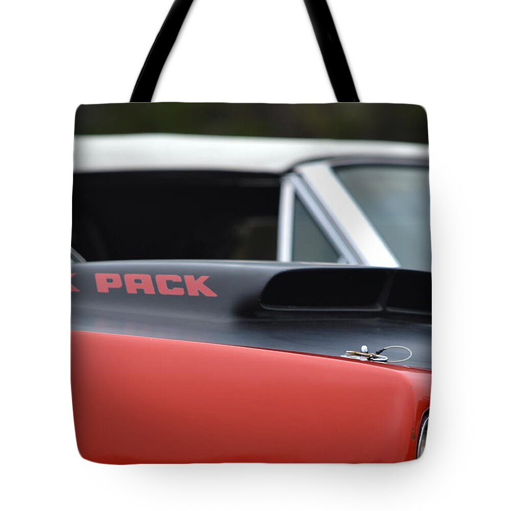  Tote Bag featuring the photograph 440 Six-Pack Hood by Dean Ferreira