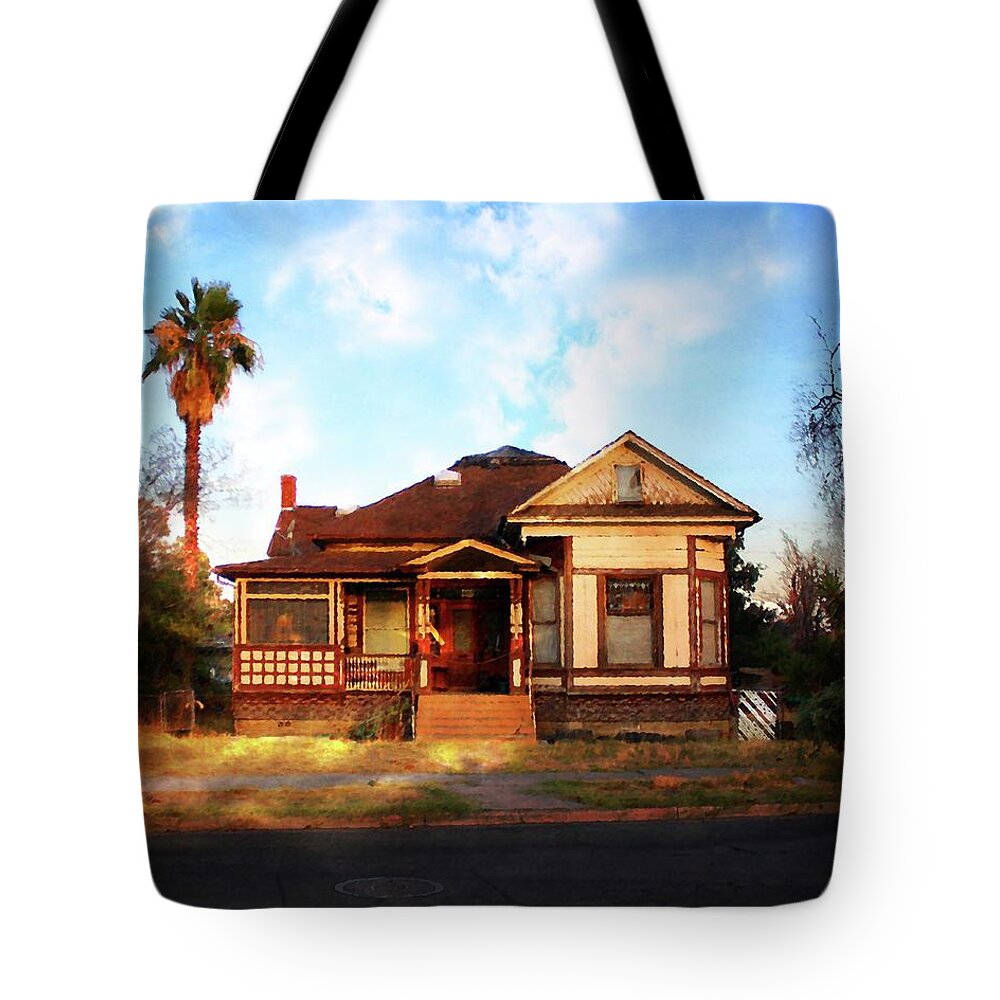 House Tote Bag featuring the photograph 441 D Street by Timothy Bulone