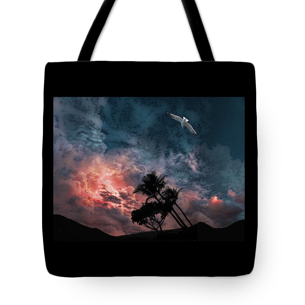 Sea Gull Tote Bag featuring the photograph 4528 by Peter Holme III