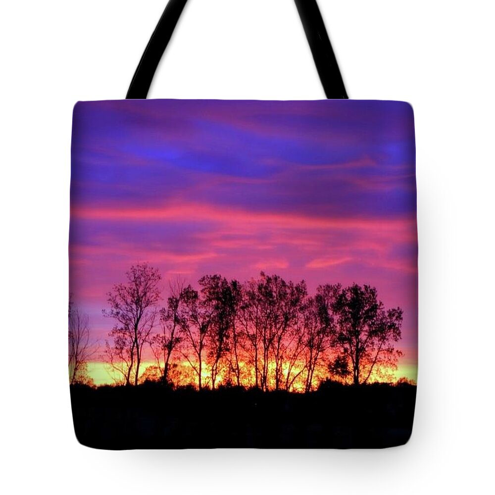 Sunset Tote Bag featuring the photograph Sunset #48 by Mariel Mcmeeking