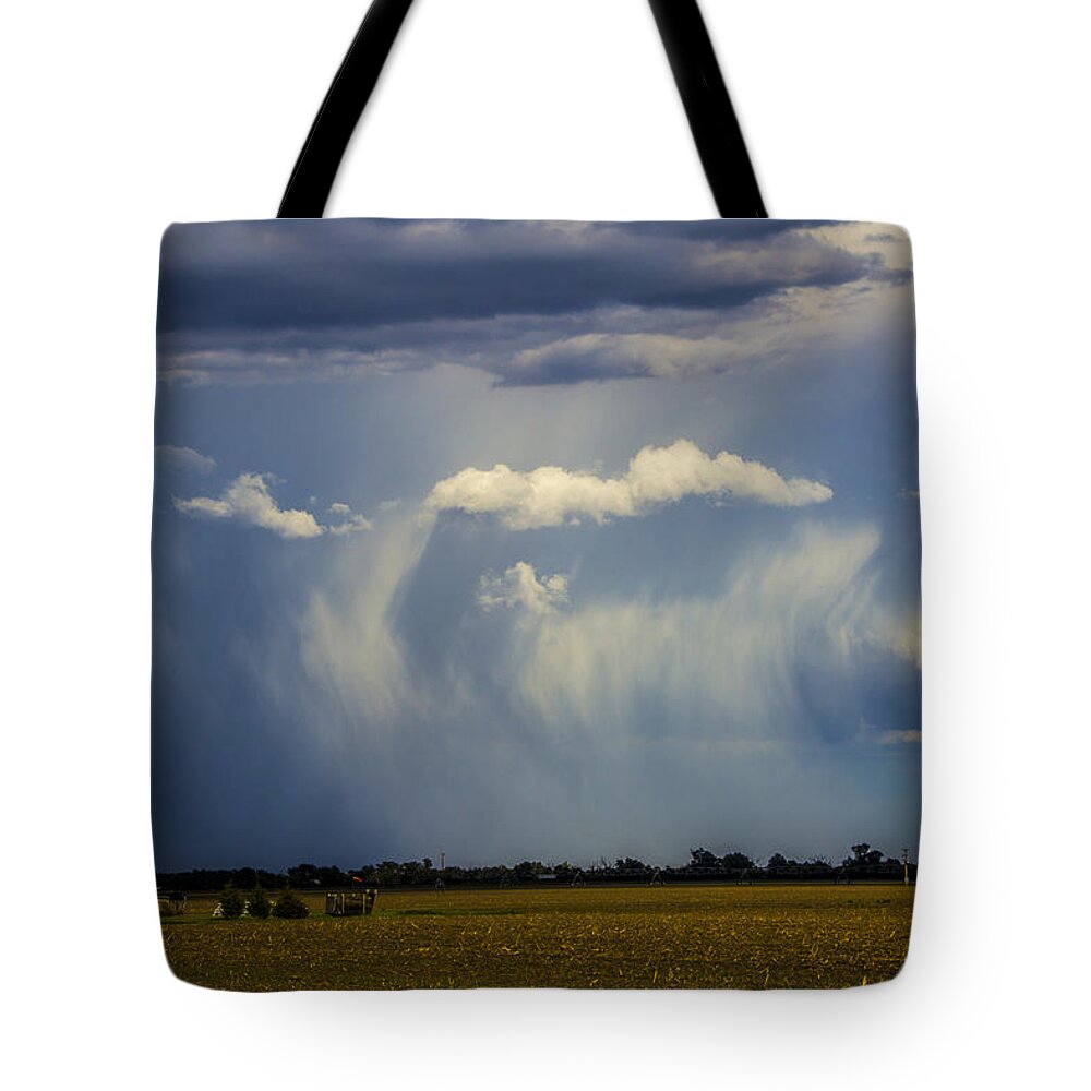 Nebraskasc Tote Bag featuring the photograph Afternoon Nebraska Thunderstorm #6 by NebraskaSC