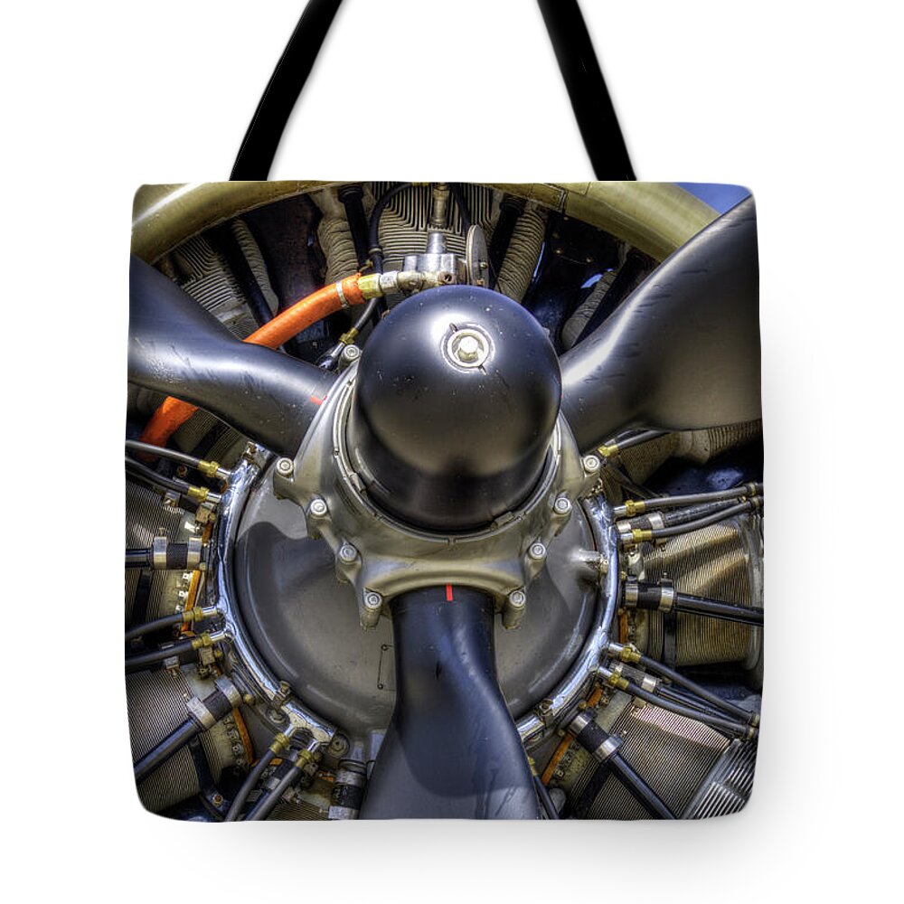 B-17 Bomber Tote Bag featuring the photograph B-17 #3 by Joe Palermo