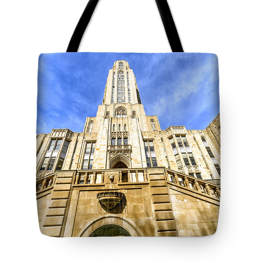 Cathedral Of Learning Tote Bag featuring the photograph Cathedral of Learning #7 by Thomas R Fletcher
