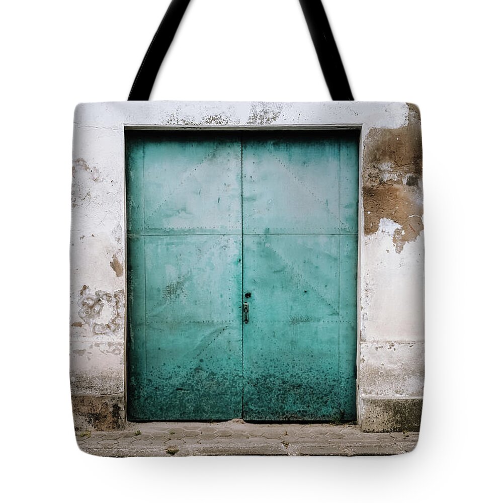 Old Town Tote Bag featuring the photograph Door With No Number #5 by Marco Oliveira