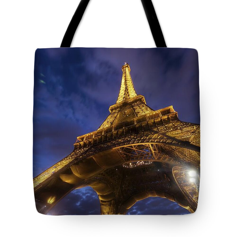 Eiffel Tower Tote Bag featuring the photograph Eiffel Tower #5 by Mariel Mcmeeking