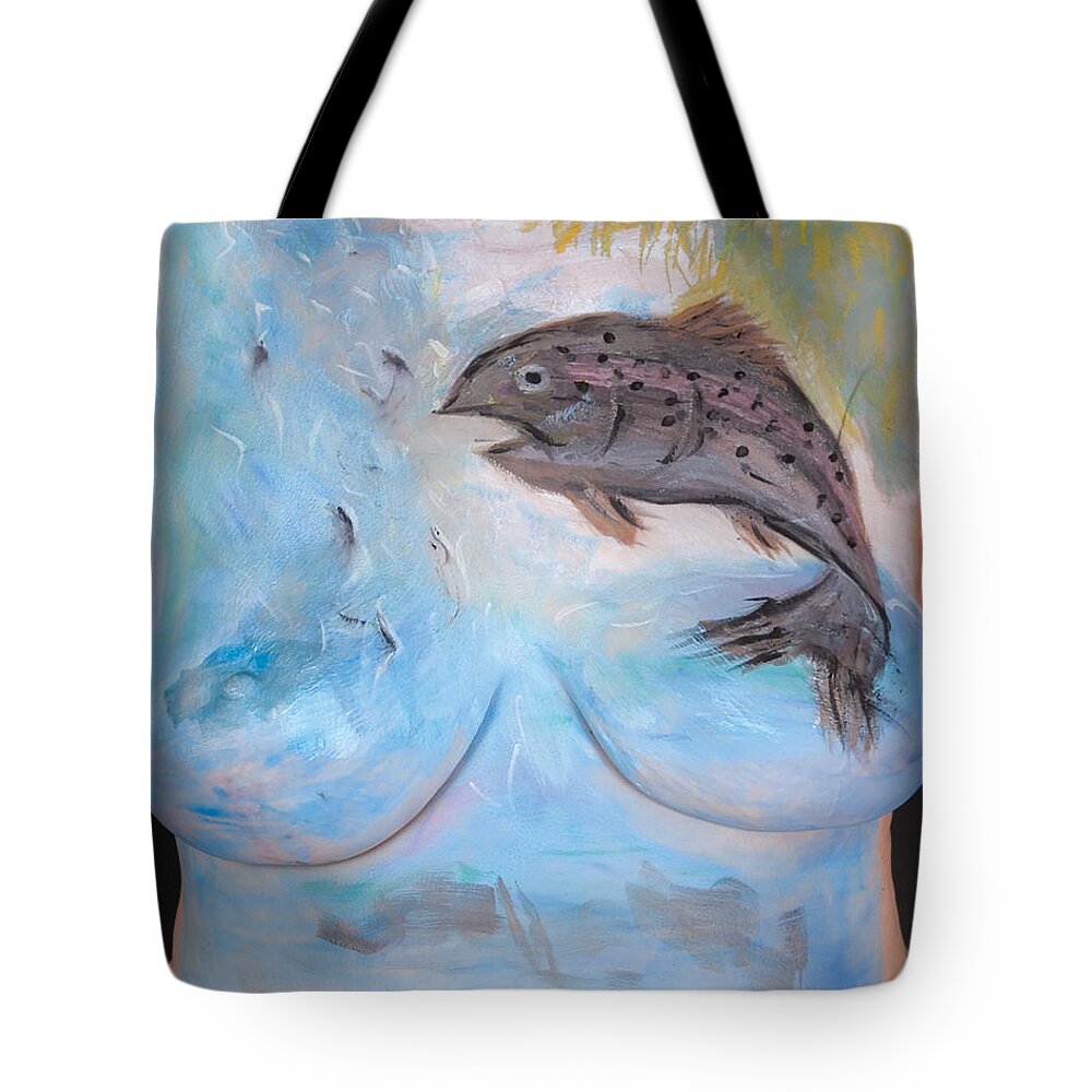 Hadassah Greater Atlanta Tote Bag featuring the photograph 5. Judy Robkin, Artist, 2016 by Best Strokes - Formerly Breast Strokes - Hadassah Greater Atlanta