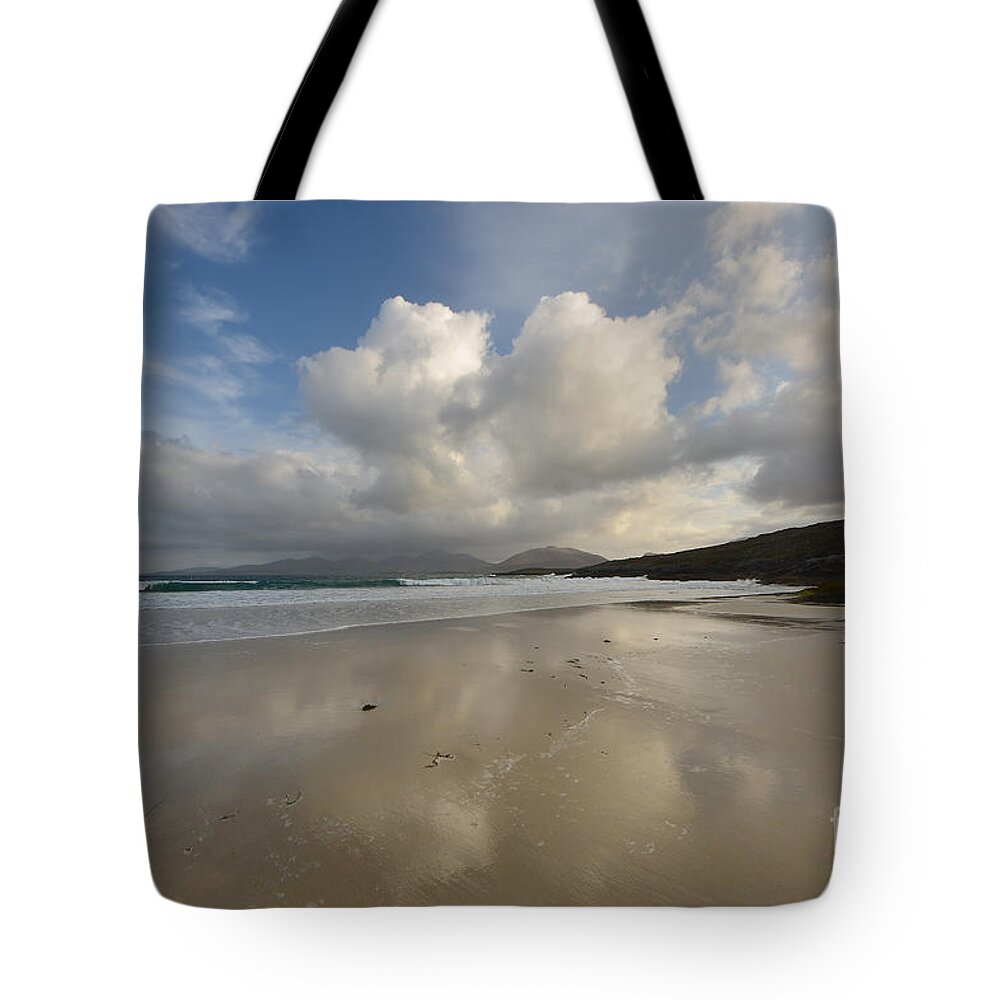 Luskentyre Tote Bag featuring the photograph Luskentyre, Isle of Harris by Smart Aviation