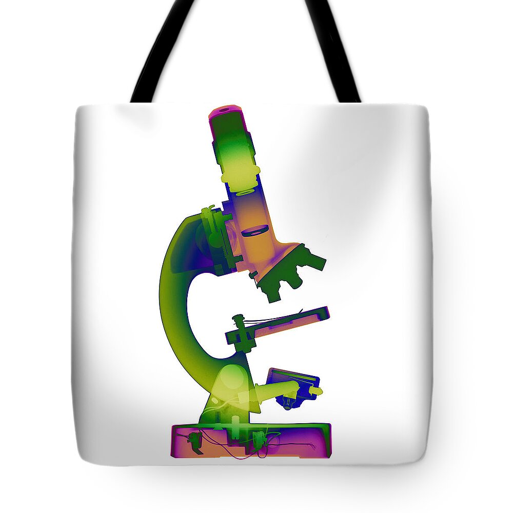 X-ray Art Tote Bag featuring the photograph Microscope X-ray Art Photograph #5 by Roy Livingston