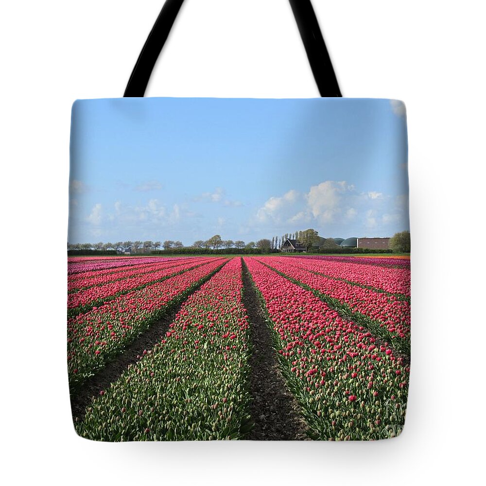 Tulip Tote Bag featuring the photograph Tulips in Warmenhuizen #2 by Chani Demuijlder