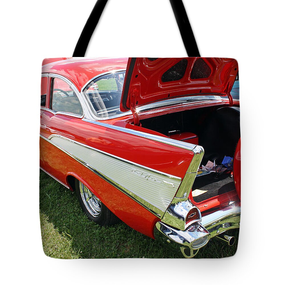 Vintage Car Tote Bag featuring the photograph Vintage Car #5 by Ellen Tully