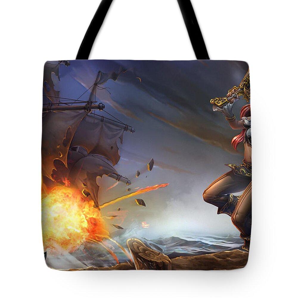 League Of Legends Tote Bag featuring the digital art League Of Legends #53 by Super Lovely