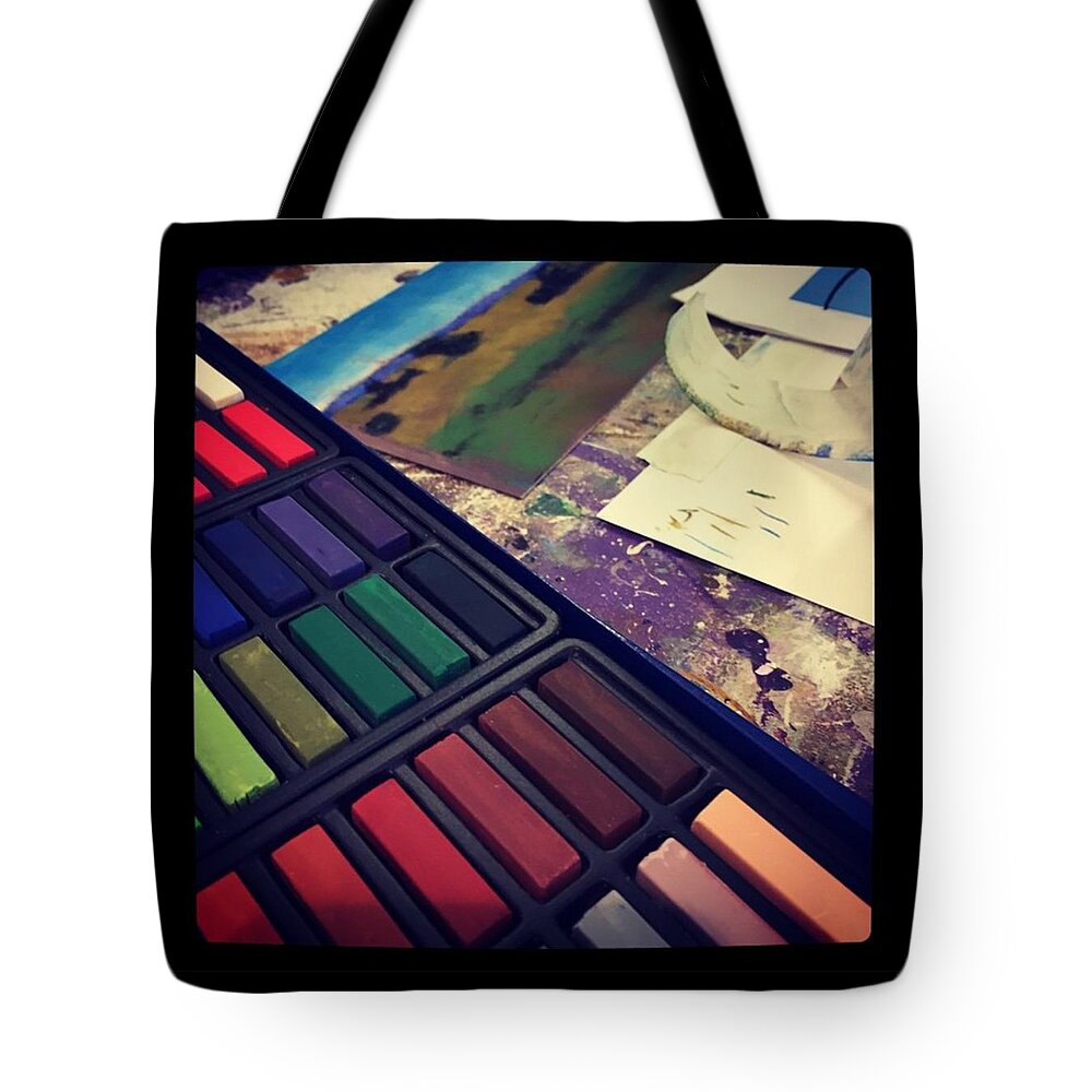 Art Tote Bag featuring the photograph Pastels by Autumn Travels