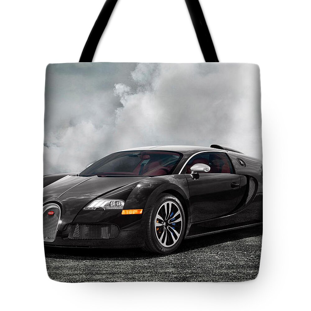 Bugatti Veyron Tote Bag featuring the photograph Bugatti Veyron #6 by Jackie Russo