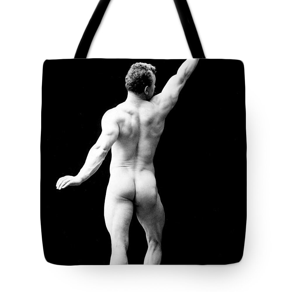 Erotica Tote Bag featuring the photograph Eugen Sandow, Father Of Modern #6 by Science Source