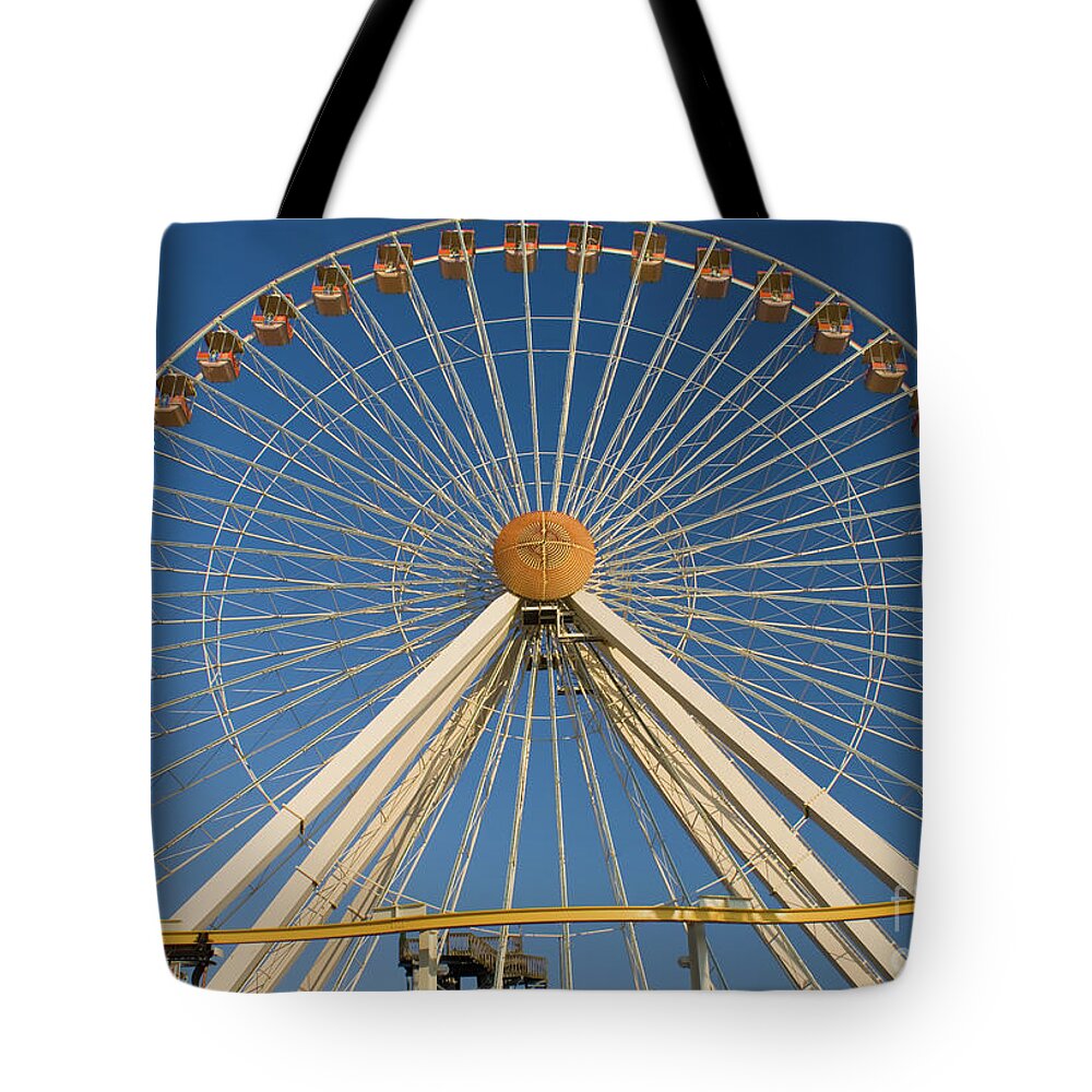 Fun Tote Bag featuring the photograph Ferris Wheel #6 by Anthony Totah