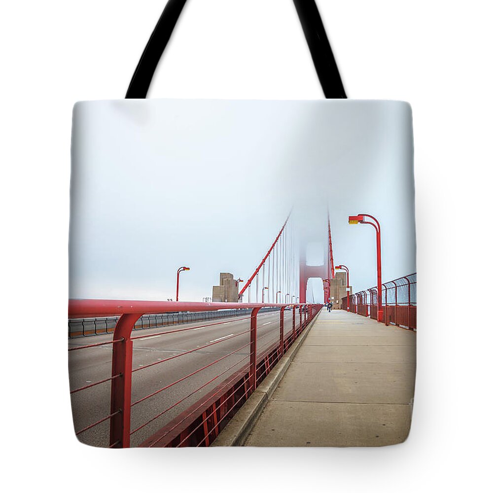 Golden Gate Bridge Tote Bag featuring the photograph Golden Gate Bridge #6 by Benny Marty
