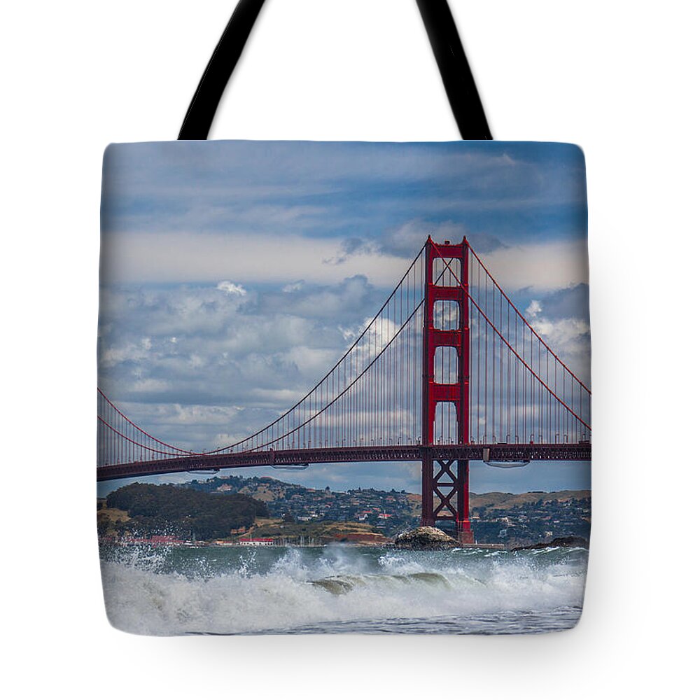 Golden Gate Tote Bag featuring the photograph Golden Gate #6 by Ralf Kaiser