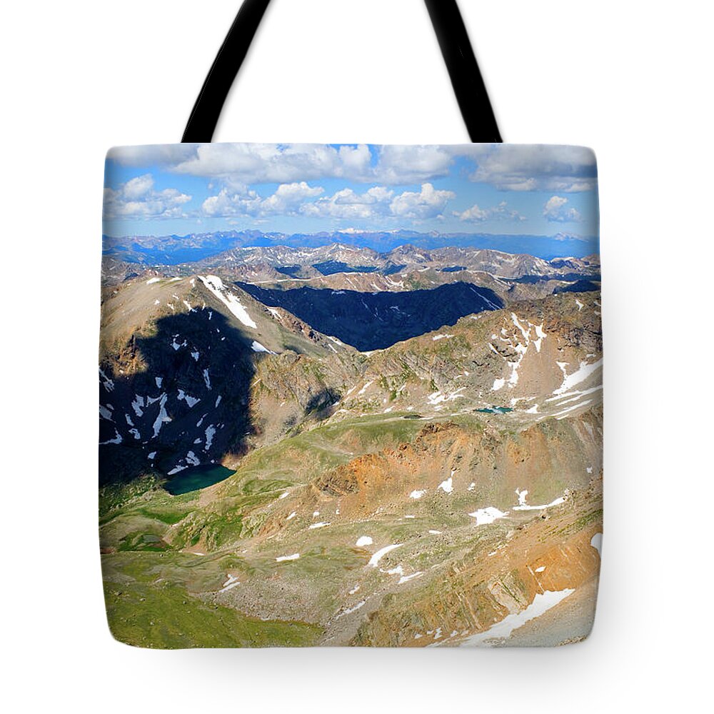 Mount Massive Tote Bag featuring the photograph Hiking the Mount Massive Summit #6 by Steven Krull