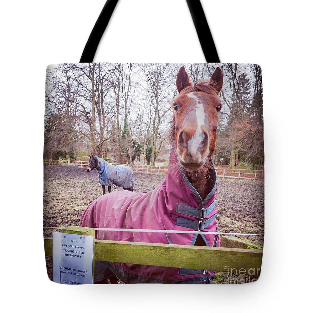 D90 Tote Bag featuring the photograph Horse #6 by Mariusz Talarek