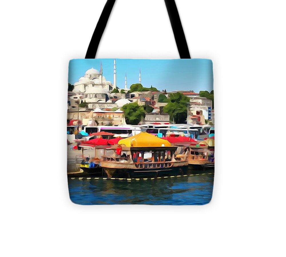 Istanbul Tote Bag featuring the photograph Istanbul #6 by Lisa Dunn