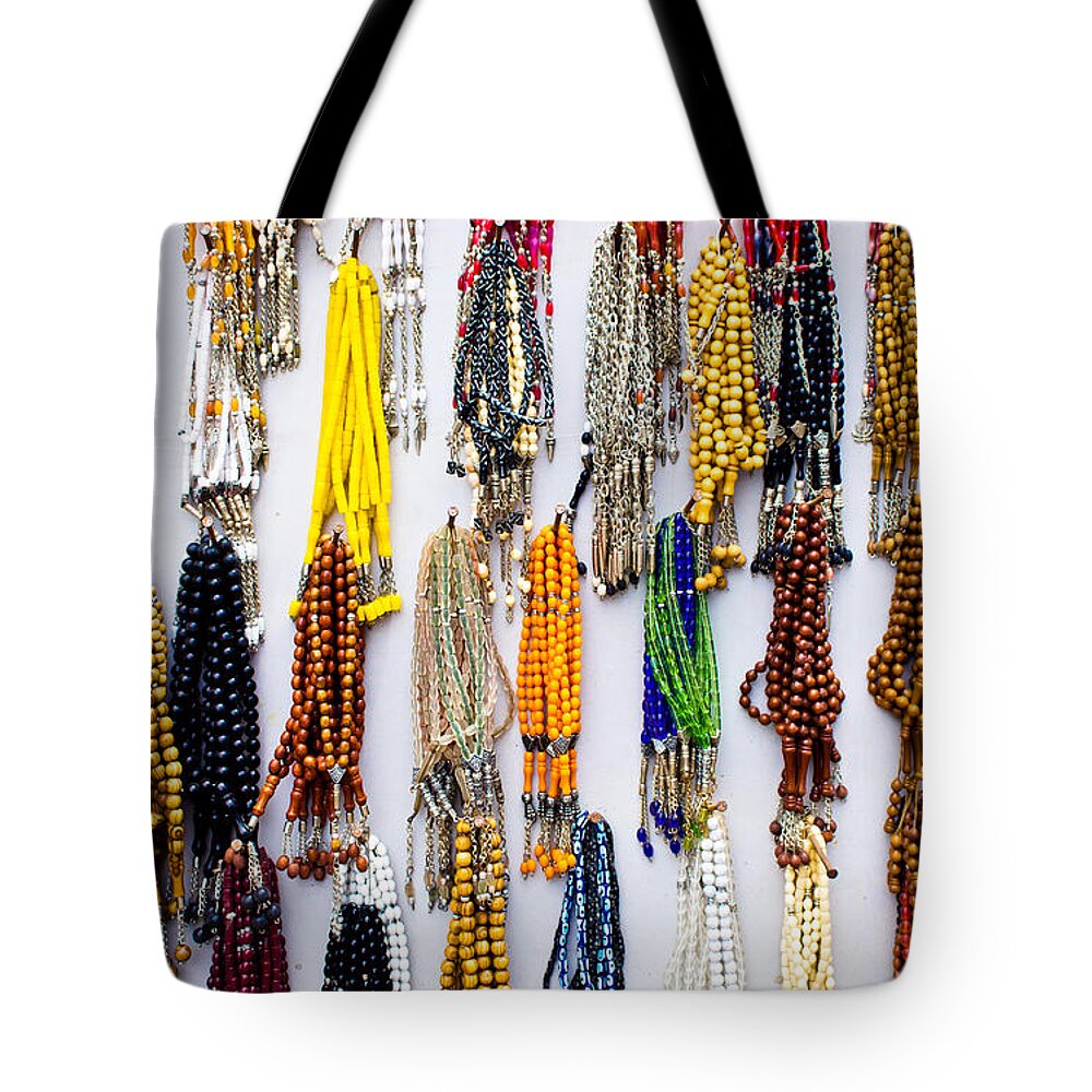 Amulet Tote Bag featuring the photograph Prayer beads #6 by Tom Gowanlock